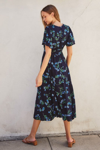 Bluebell Flutter Sleeve Dress