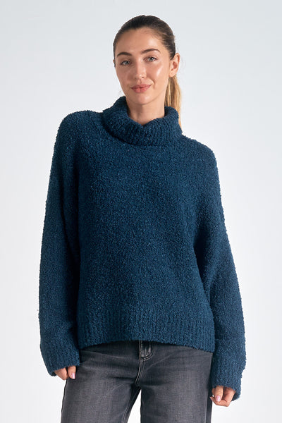 Boucle Turtleneck Sweater