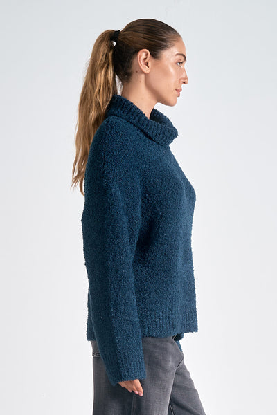 Boucle Turtleneck Sweater