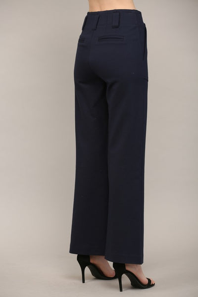 Pocket Ponte Flare Pants