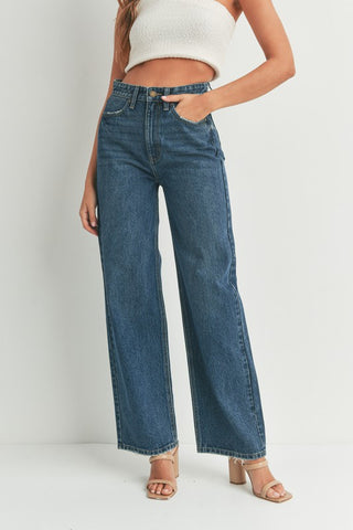 Wide Leg Skater Jeans - 2 Colors