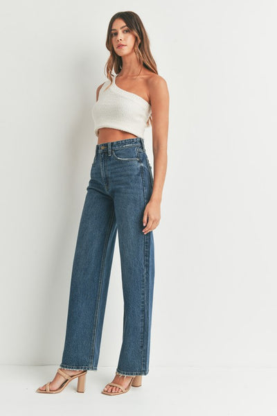 Wide Leg Skater Jeans - 2 Colors