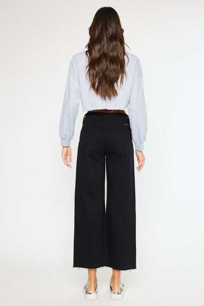 Cropped Wide Leg Jeans