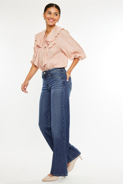 High Rise Wide Leg Jeans