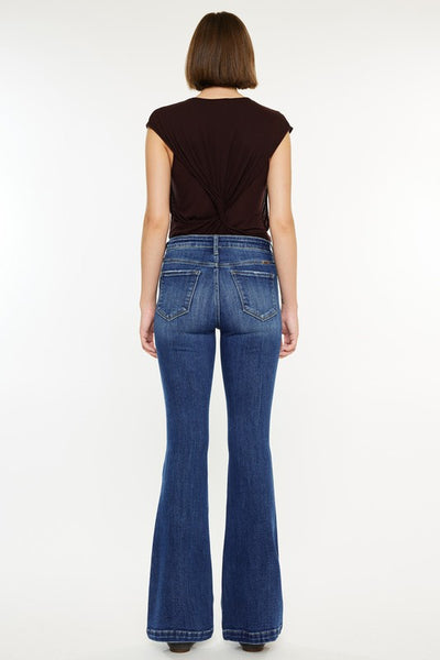 Mid Rise Flare Jeans