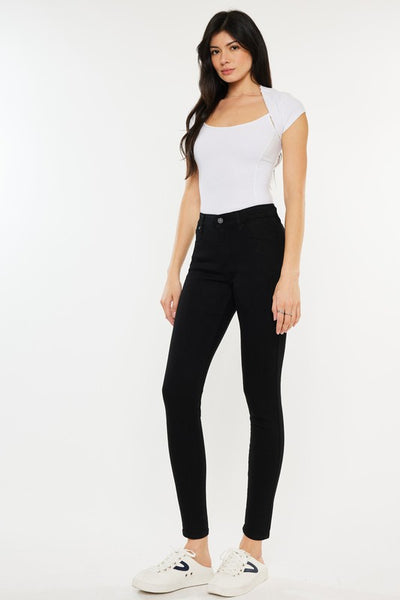 High Rise Skinny Ankle Jeans - 2 Colors