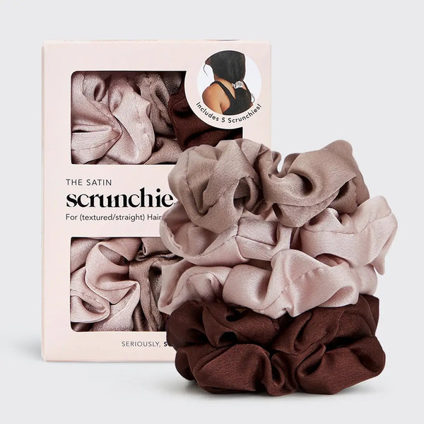Kitsch Satin Sleep Scrunchies 5 Pack