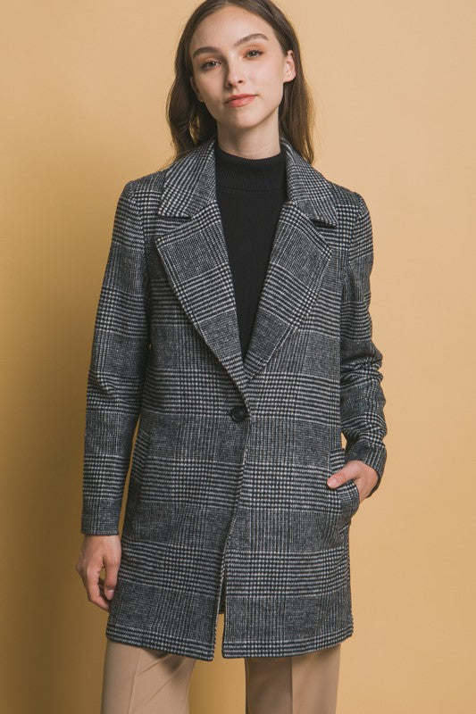 Glen Check Coat