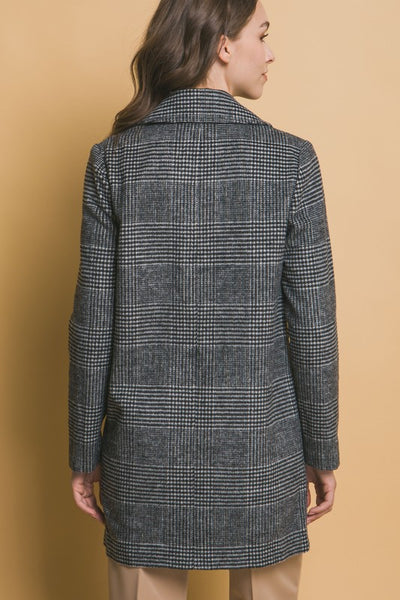 Glen Check Coat