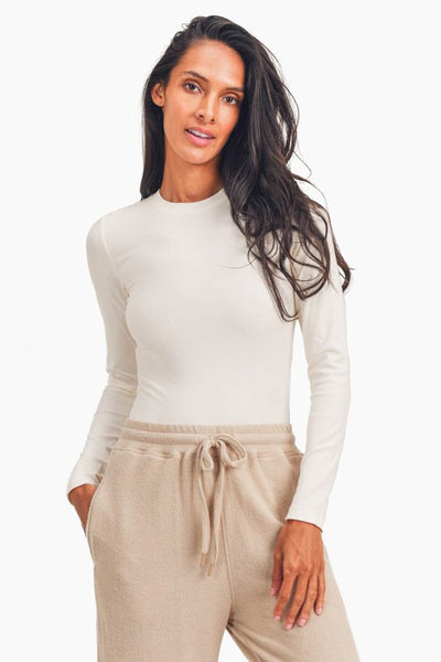 Essential Ribbed Long Sleeve Top