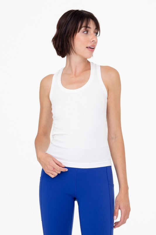 Seamless Perforated Racerback Tank