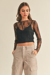 Two Piece Lace Top