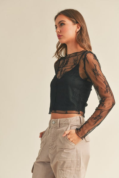 Two Piece Lace Top