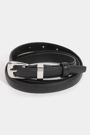 Rounded Buckle Belt