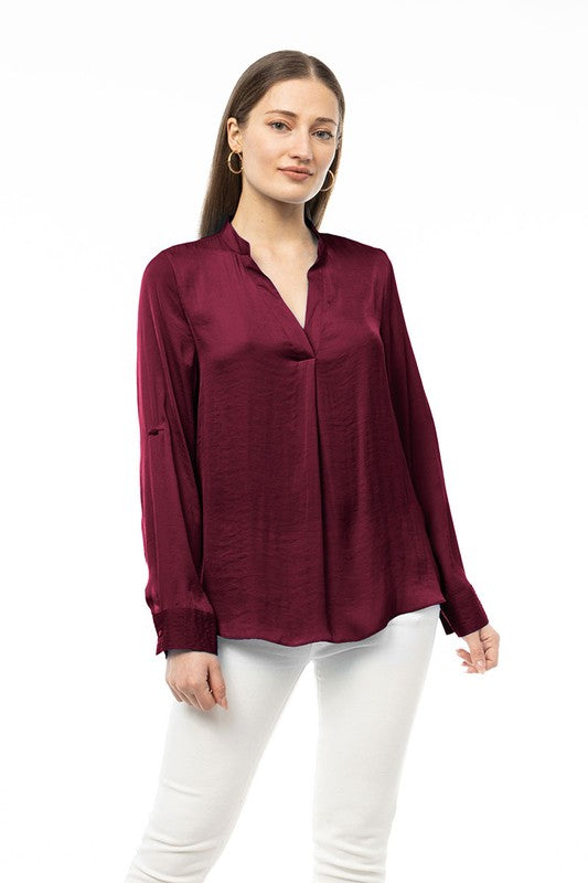 V-Neck Blouse - More Colors