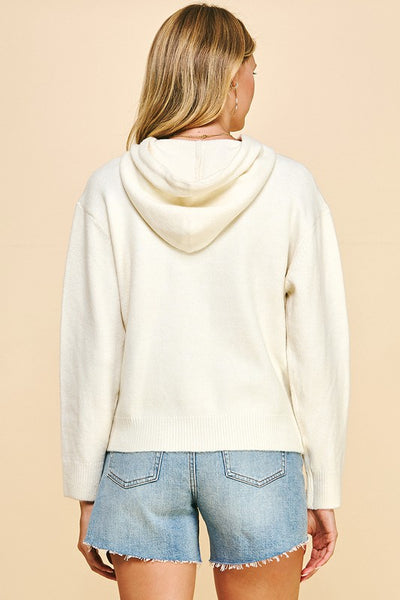 Knit Hoodie Sweater