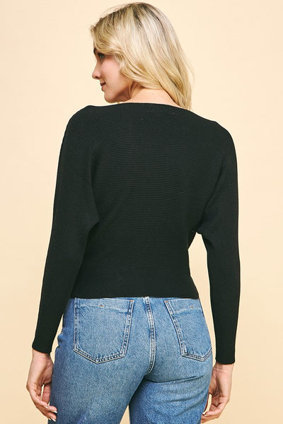 Ribbed Dolman Sweater - More Colors