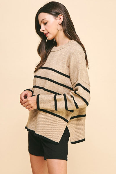 Striped Boyfriend Sweater