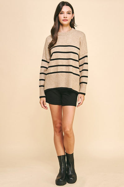 Striped Boyfriend Sweater