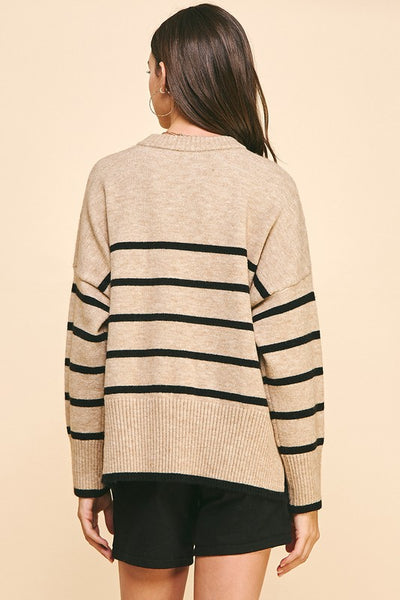 Striped Boyfriend Sweater