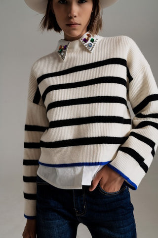 Chunky Striped Sweater - FINAL SALE