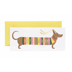 Hot Dog Birthday Card