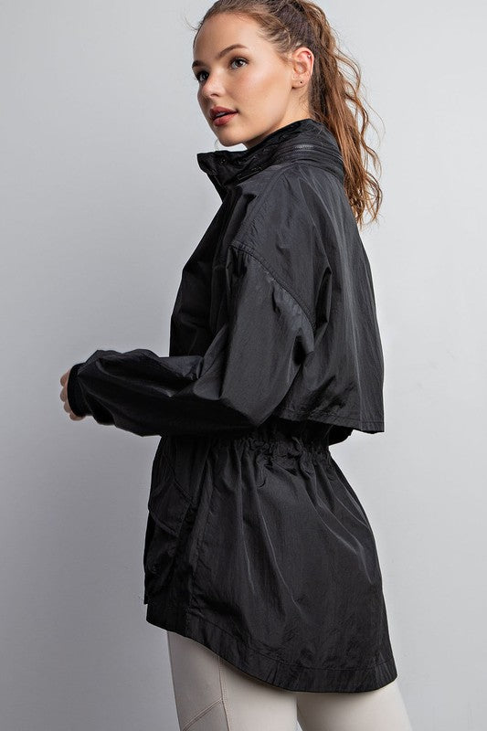Parachute Cinch Waist Jacket – MADISON GRACE