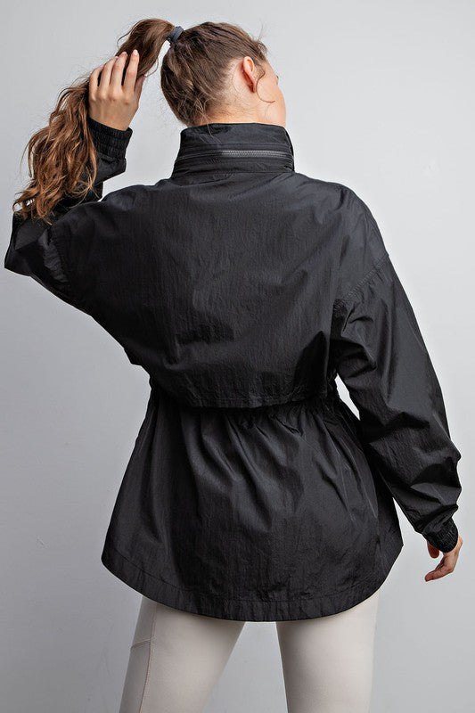 Parachute Cinch Waist Jacket – MADISON GRACE Parachute Cinch Waist Jacket – MADISON GRACE