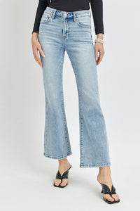 High Rise Ankle Flare Jeans