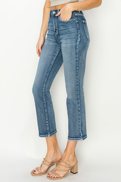 Cropped Straight Jeans