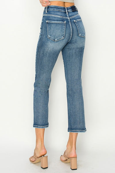 Cropped Straight Jeans