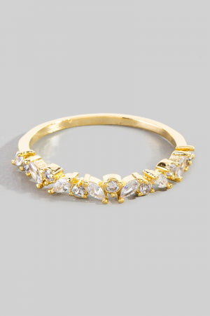 Gold Dipped Mixed Marquise Ring