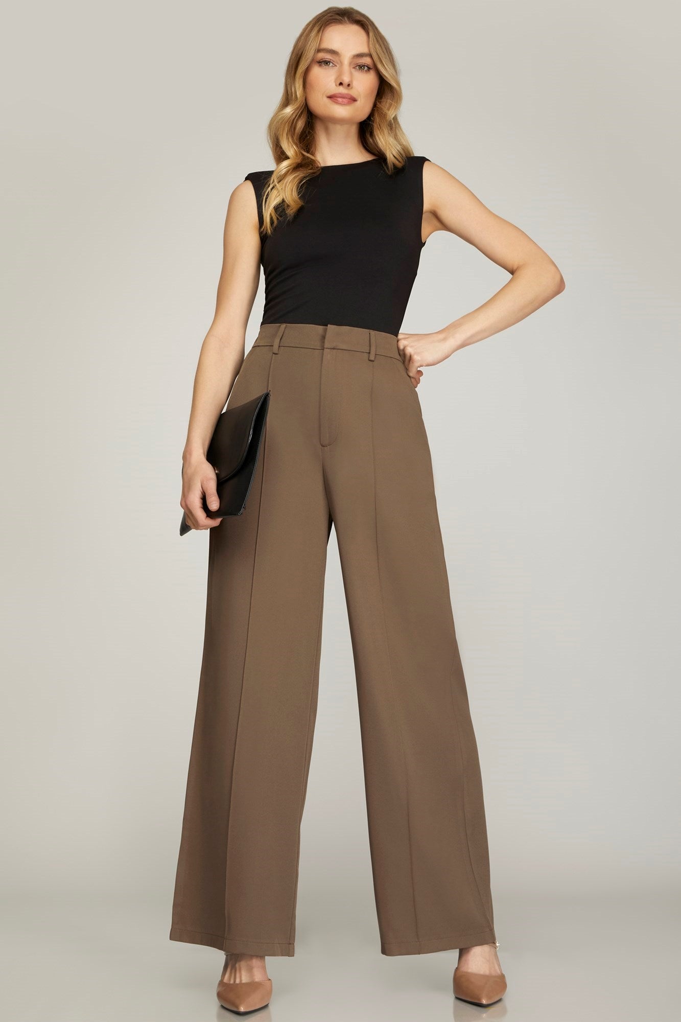 Seamed Trouser Pants