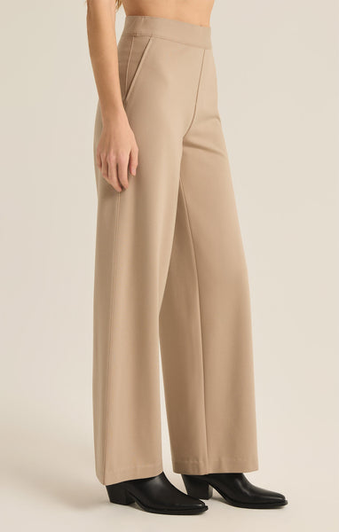 Do It All Wide Leg Trouser Pants - 2 Colors