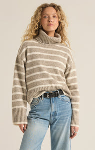 Josephine Striped Turtleneck Sweater