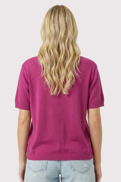 Classic Short Sleeve Knit Top - 2 Colors