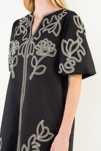 Embroidered Rosalia Dress