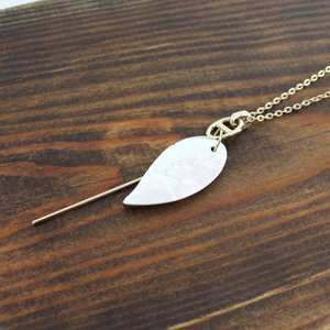 Shell Teardrop Necklace