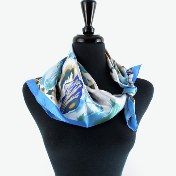 Hibiscus Square Scarf