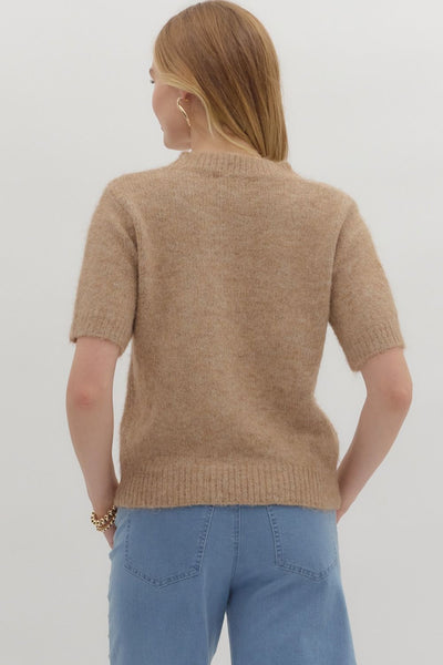 Ultrasoft Short Sleeve Knit Top