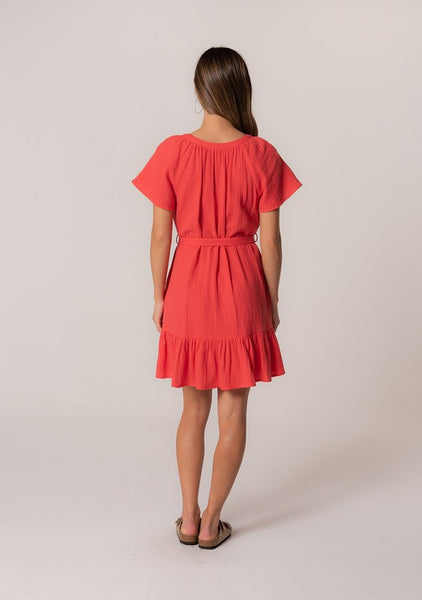 Belted Gauze Dress - FINAL SALE