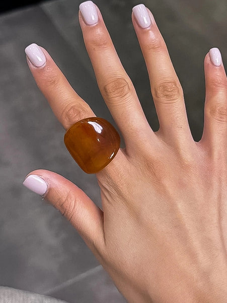 Chunky Retro Resin Ring