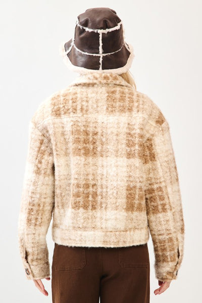 Boucle Plaid Jacket