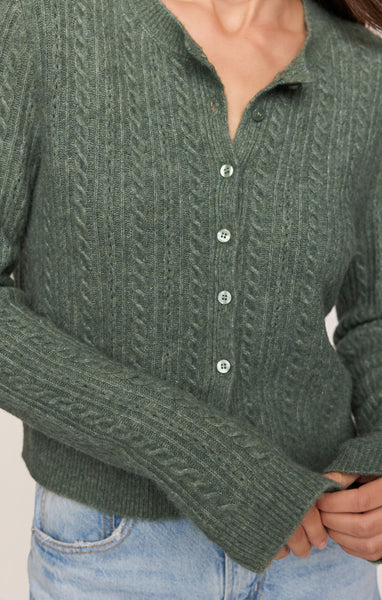 Medina Pointelle Cardigan - 2 Colors