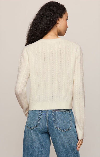 Medina Pointelle Cardigan - 2 Colors