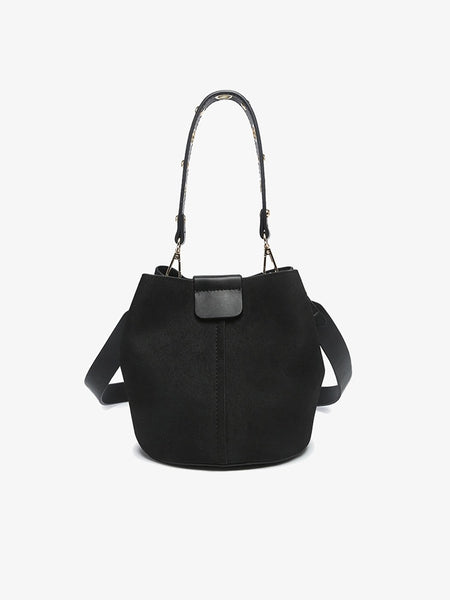 Farrah Vegan Suede Bucket Bag