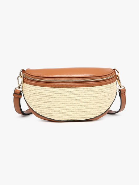 Nevaeh Straw Fanny Pack