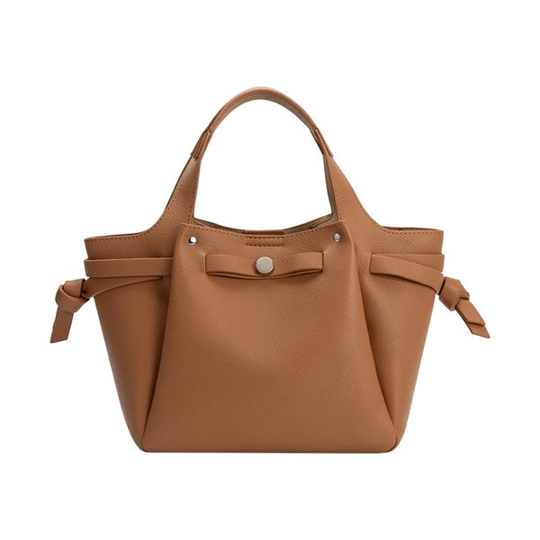 Avril Vegan Leather Top Handle Bag