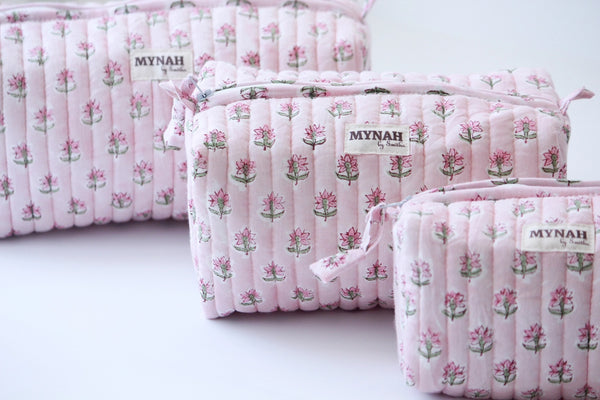 Handmade Travel Makeup Bag