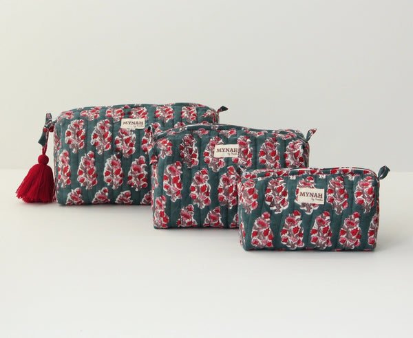Handmade Travel Makeup Bag